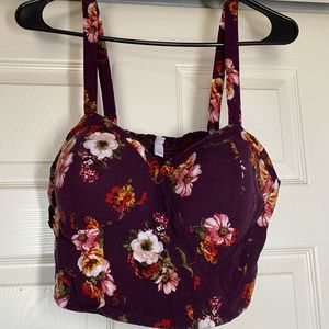 Floral crop top